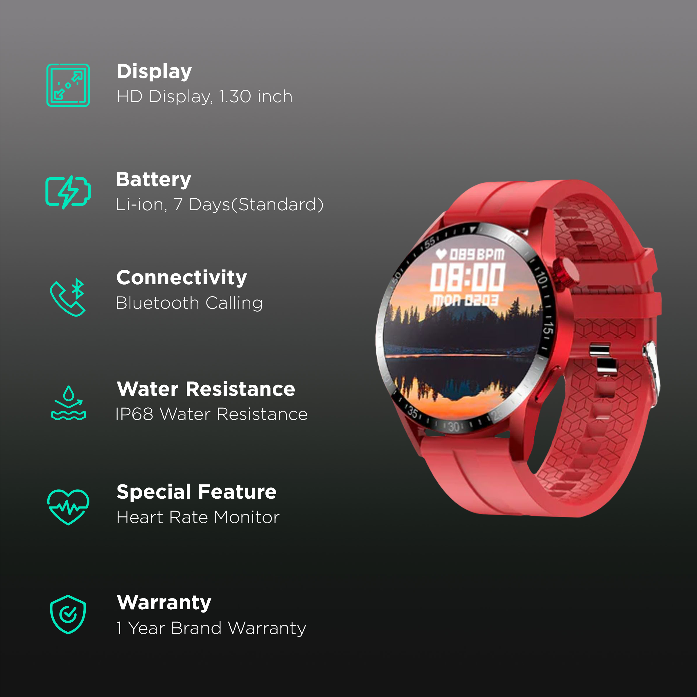 Buy Fire Boltt Talk Pro BSW038 Smartwatch With Bluetooth Calling 33mm